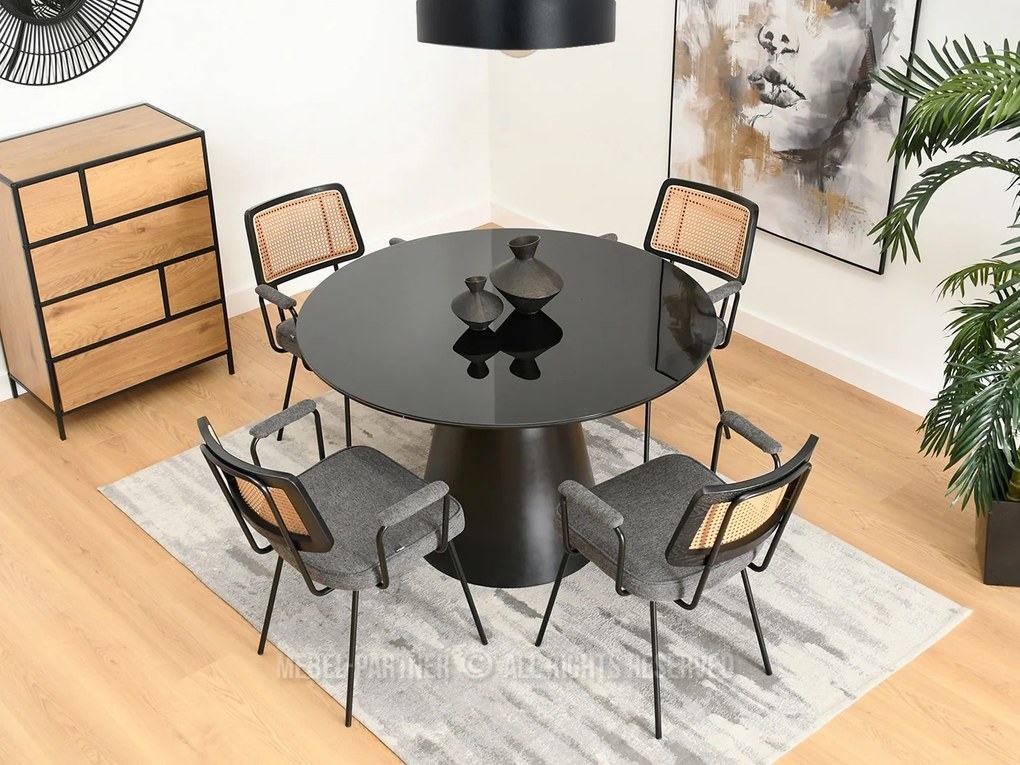 Scaun Cleo (grafit + negru). 1110977