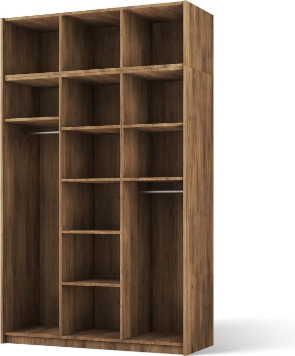Dulap Bregma III Hinged with Top Extension – 148x58x250 cm – Stejar Artisan – Bregma III Hinged Dulap with Top Extension – Varianta 2