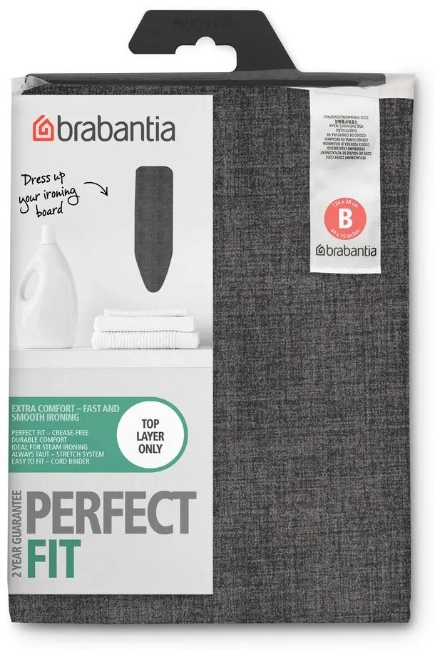 Husă pentru masă de călcat Denim Black B – Brabantia