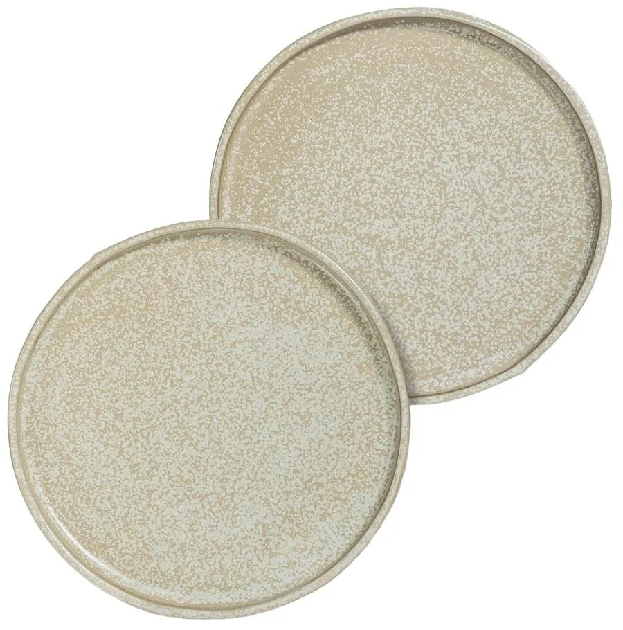 Farfurii bej 2 buc. din piatră ø 20 cm Sand Grain – Mette Ditmer Denmark
