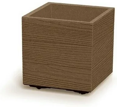 Ghiveci MADERA SQUARE ECO WOOD 28,8 cm , maro, S