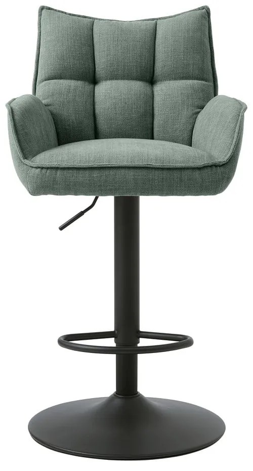 Scaune de bar verzi cu înălțime ajustabilă 2 buc. Marilla – Unique Furniture