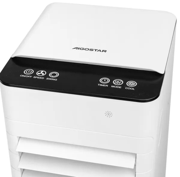Răcitor de aer Aigostar 80W/230V alb + telecomandă