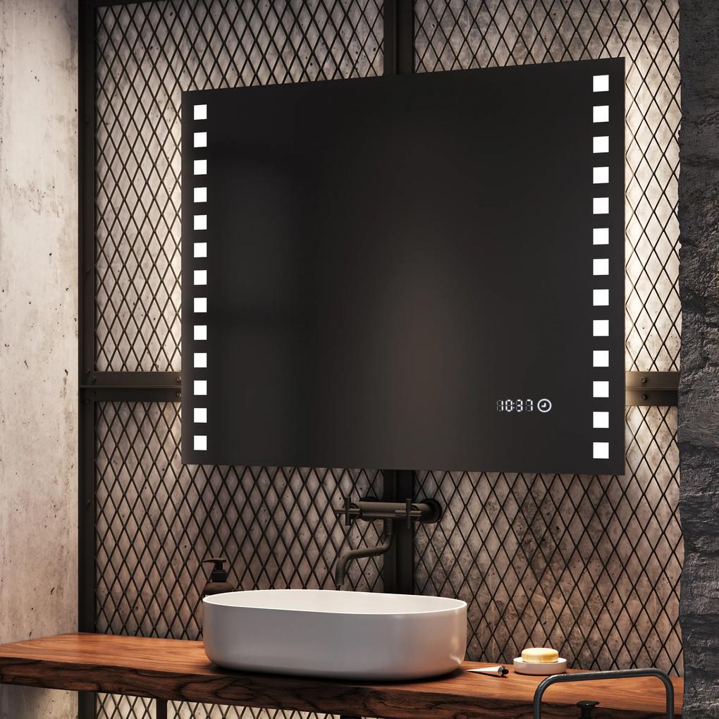 Oglindă de baie cu iluminare LED03