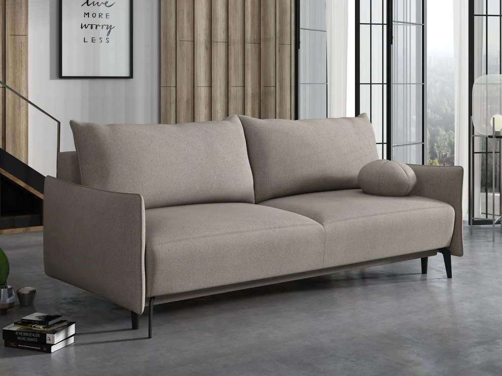 Canapea extensibilă Owasoro (maro) (cu sp. depozitare). Promo -17%. 1105595