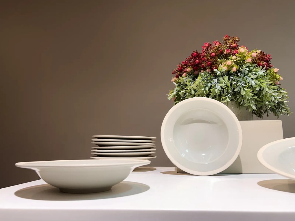 Farfurie Paste Glaze Gri Antracit (26cm glazurat manual)