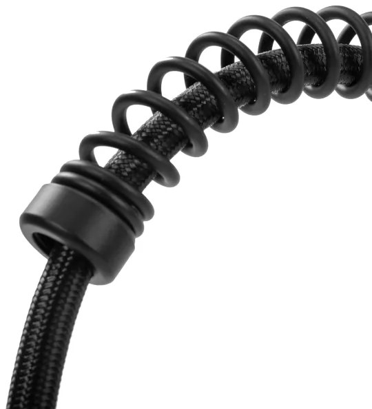 REA-B4820 - Baterie pentru chiuvetă COLIN, 42,5 cm, cu duș extractabil, negru