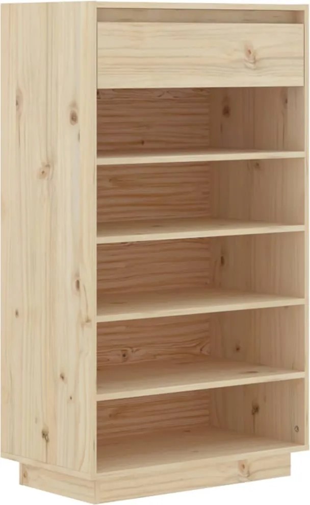 vidaXL Pantofar, 60x34x105 cm, lemn masiv de pin