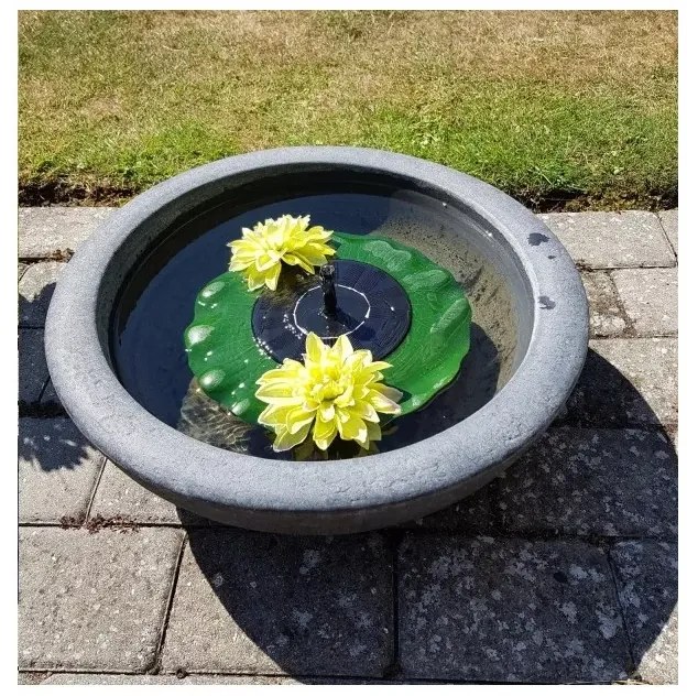 Zaparkorun Fântână solară de grădină în formă de lotus