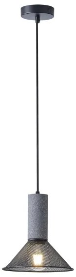 Lustră pe cablu 1xE27/40W/230V negru