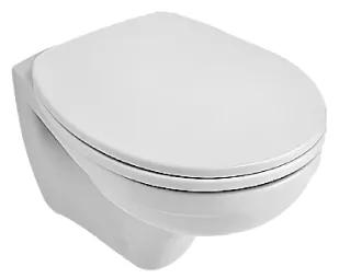 Vas WC compact suspendat, Villeroy&amp;Boch O.novo, 35x49cm, Star White CeramicPlus, 766710R2