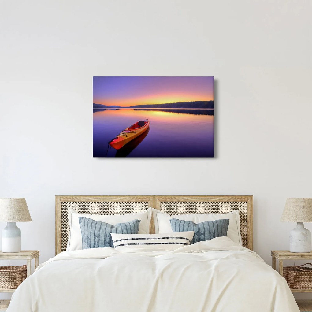 Tablou - Kayak pe lac (90x60 cm)