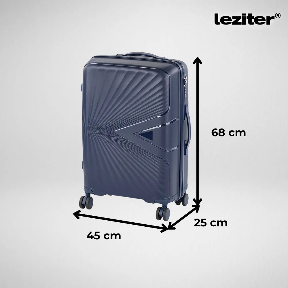 TraveLux Endure IV gurulós bőrönd szett kék