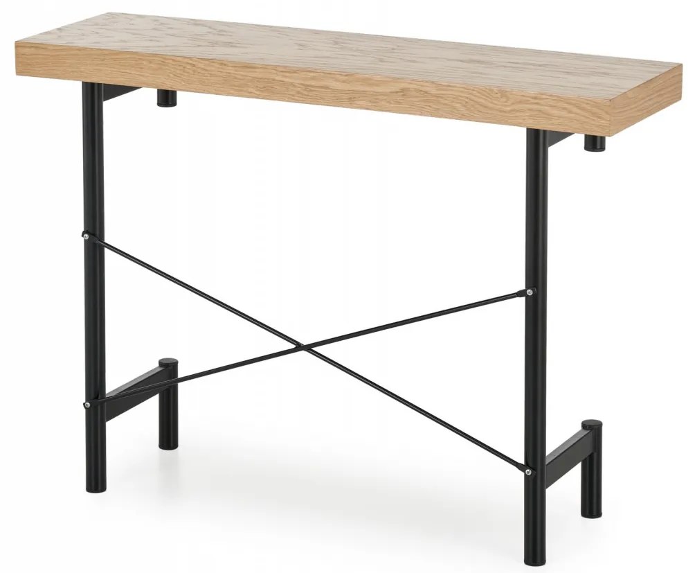 Consola Inferno stejar/negru