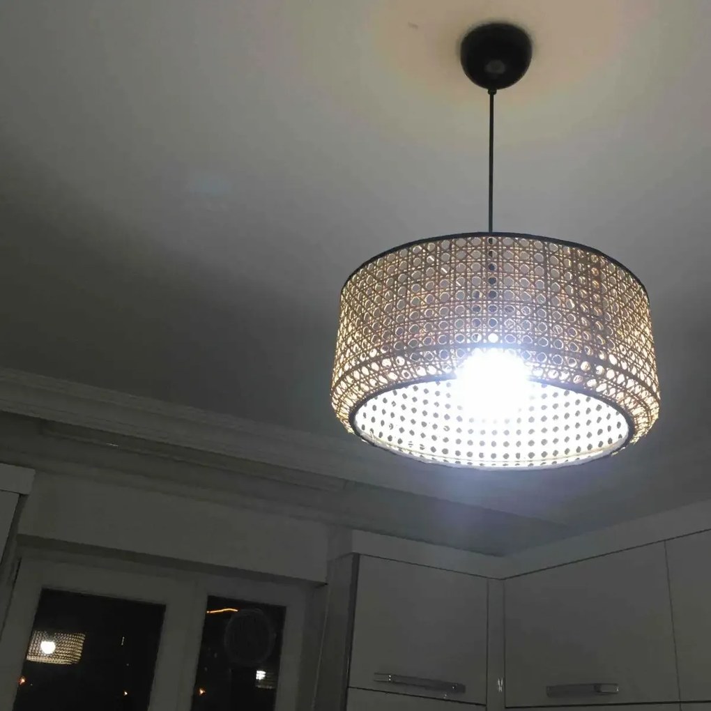 Lustra stil industrial lemn-metal,seria lx, homs,40008