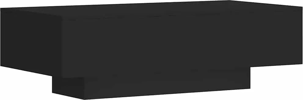 vidaXL Măsuță de cafea, negru, 100x49,5x31 cm, lemn prelucrat