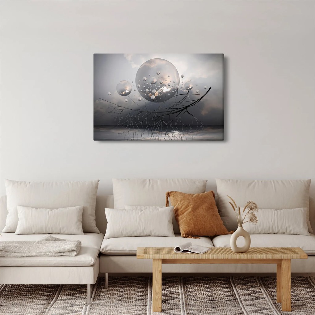 Tabloul bilelor abstracte (90x60 cm)
