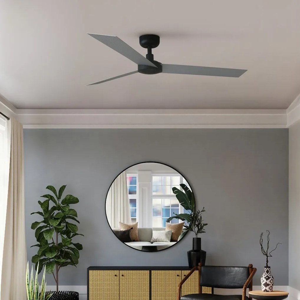 Ventilator tavan cu telecomanda CRUISER L negru/aluminiu