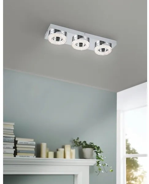 Eglo 95663 - Plafonieră LED FRADELO 3xLED/4W/230V