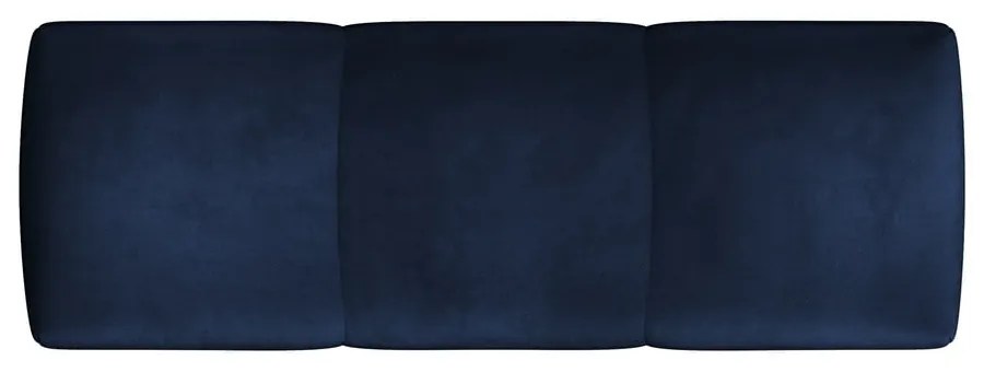 Cotieră pentru canapea modulară albastră cu tapițerie din catifea Rome Velvet - Cosmopolitan Design