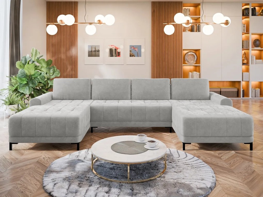 Colțar în formă de U Bonzi XL (cenușiu). Promo -17%. 1121879