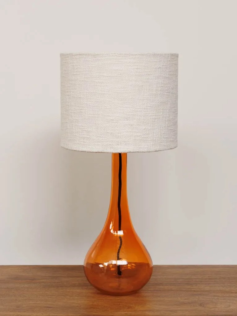 Lampa de masa, cu abajur din iuta natuala, Magic
