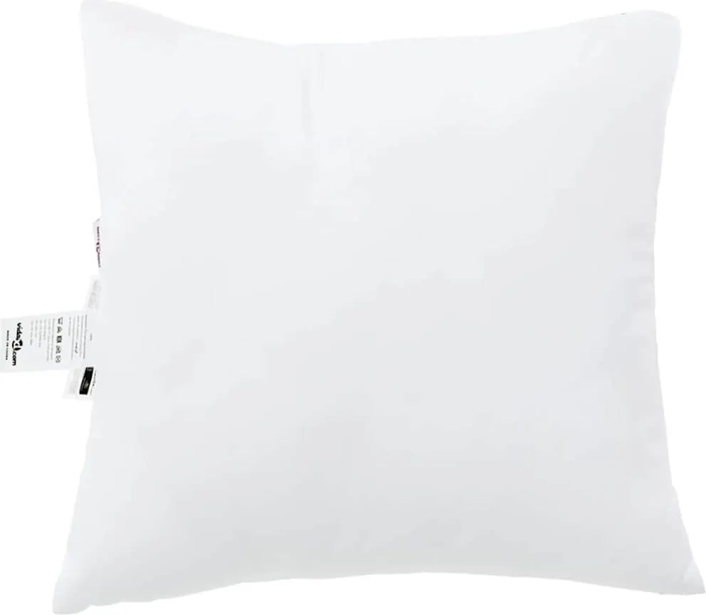 vidaXL Pernă cu pernă Alb 61 x 41 x 20 cm Poliester