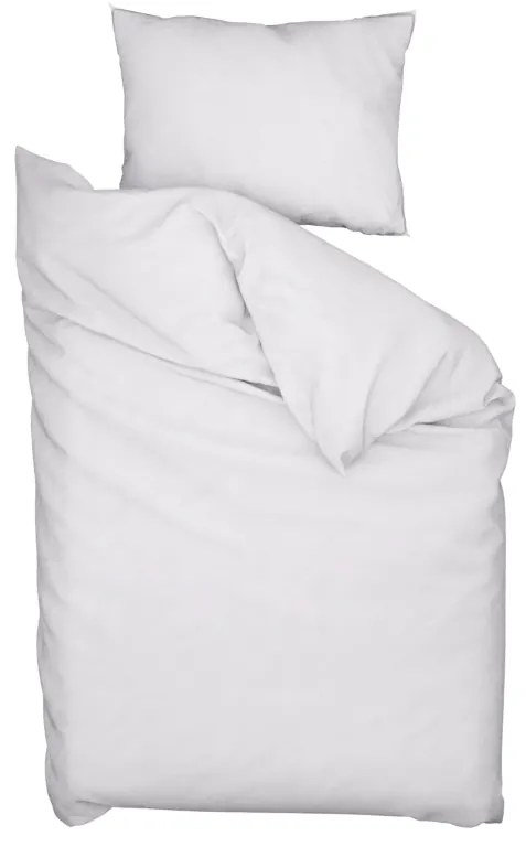 Lenjerie de pat creponata Lux alba cu nasturi Dimensiune lenjerie de pat: 70 x 90 cm | 140 x 220 cm