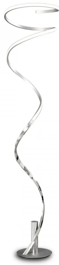 Lampadar LED dimabil design modern decorativ HELIX crom