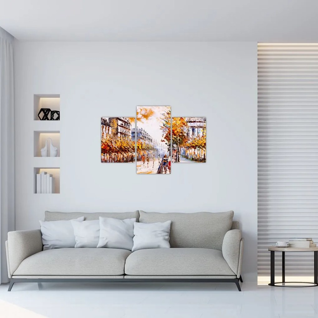 Tablou - Strada din Paris (90x60 cm)