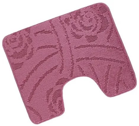 Covoraș de baie Bellatex Bany cu design Rose lilac, 60 x 50 cm