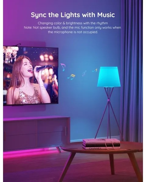 Bec LED RGBWW dimabil Govee Smart E27/12W/230V 2700-6500K Wi-Fi