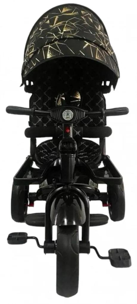 Tricicleta pliabila cu scaun reversibil si pozitie de somn, auriu, TMR-48-auriu