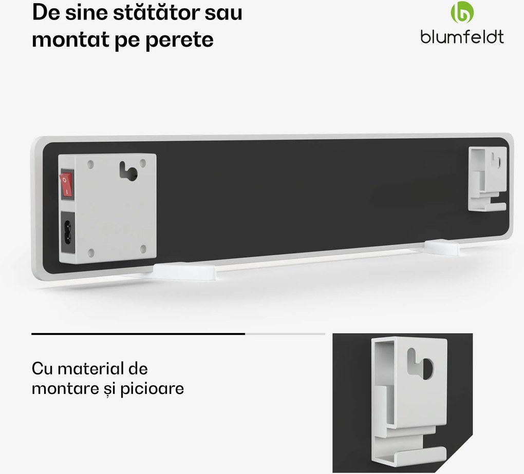 Blumfeldt DryWave uscător infraroșu de pereți, 50-100 W, usucă vopseaua și tencuiala