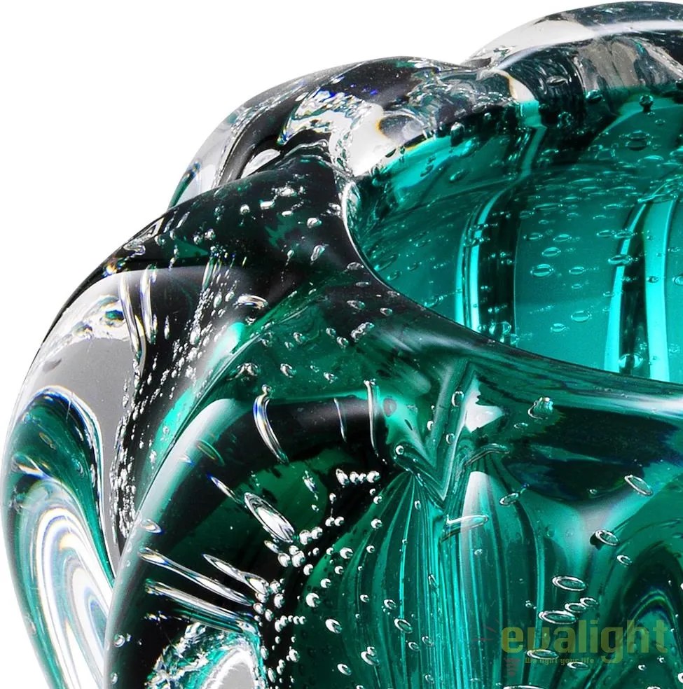 Vas decorativ design elegant Ducale turcoaz 112573 HZ
