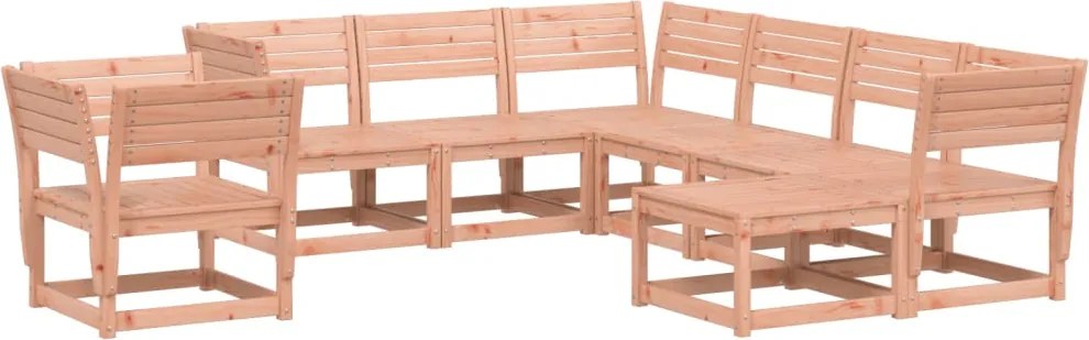vidaXL Set mobilier relaxare grădină, 8 piese, lemn masiv Douglas