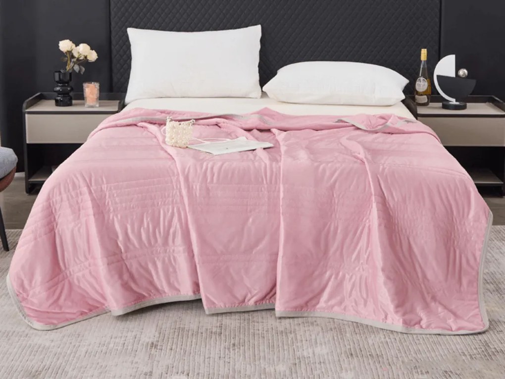 Pilota de vara racoritoare CELIA, roz Dimensiune: 140 x 200 cm