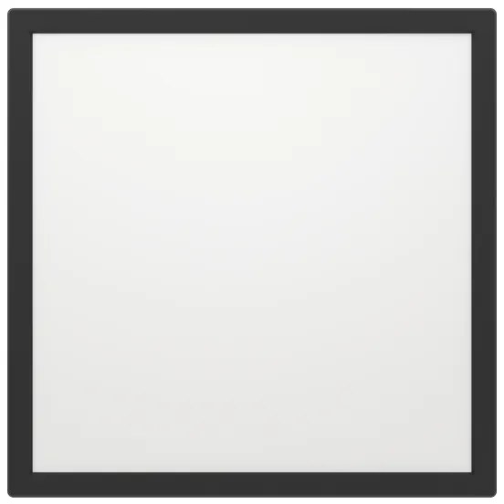 Plafonieră LED dimabilă de exterior Eglo 901456 ROVITO-R 17,6W/230V 39x39cm IP44 negru + telecomandă