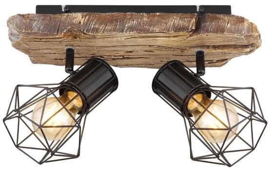 Globo 54017W-2 - Spot PRISKA 2xE27/60W/230V