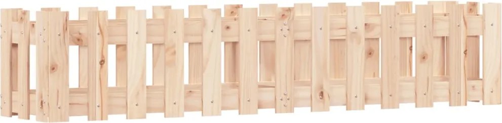 vidaXL Pat înălțat grădină design gard 150x30x30 cm lemn de pin tratat