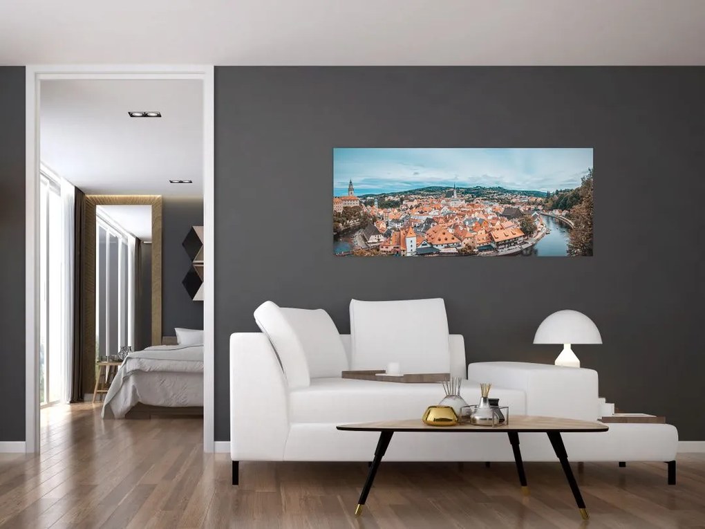 Tablou - Krumlov din Cehia (120x50 cm)