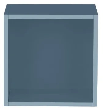 Boxie dulap de perete deschis 40x40x37 cm albastru petrol