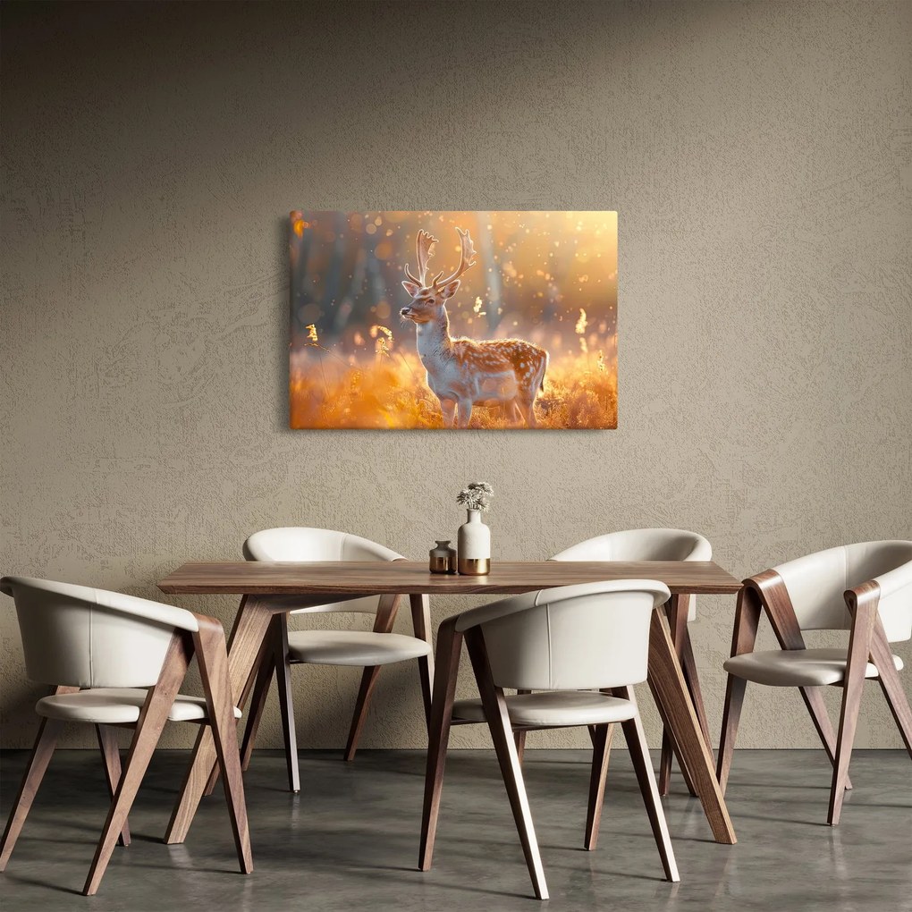 Tablou - Cerb în câmp (90x60 cm)