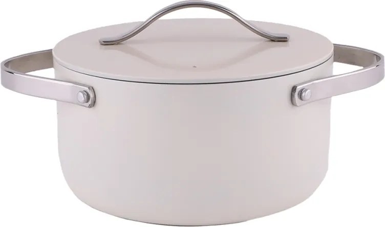Oala Zilan ZLN0873 din 5 straturi de material, 24 cm diametru, capacitate 5.2l, manere nituite din otel inoxidabil