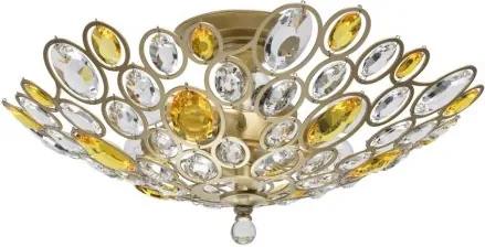 Lustra aplicata cristal stil elegant Laura auriu 6L