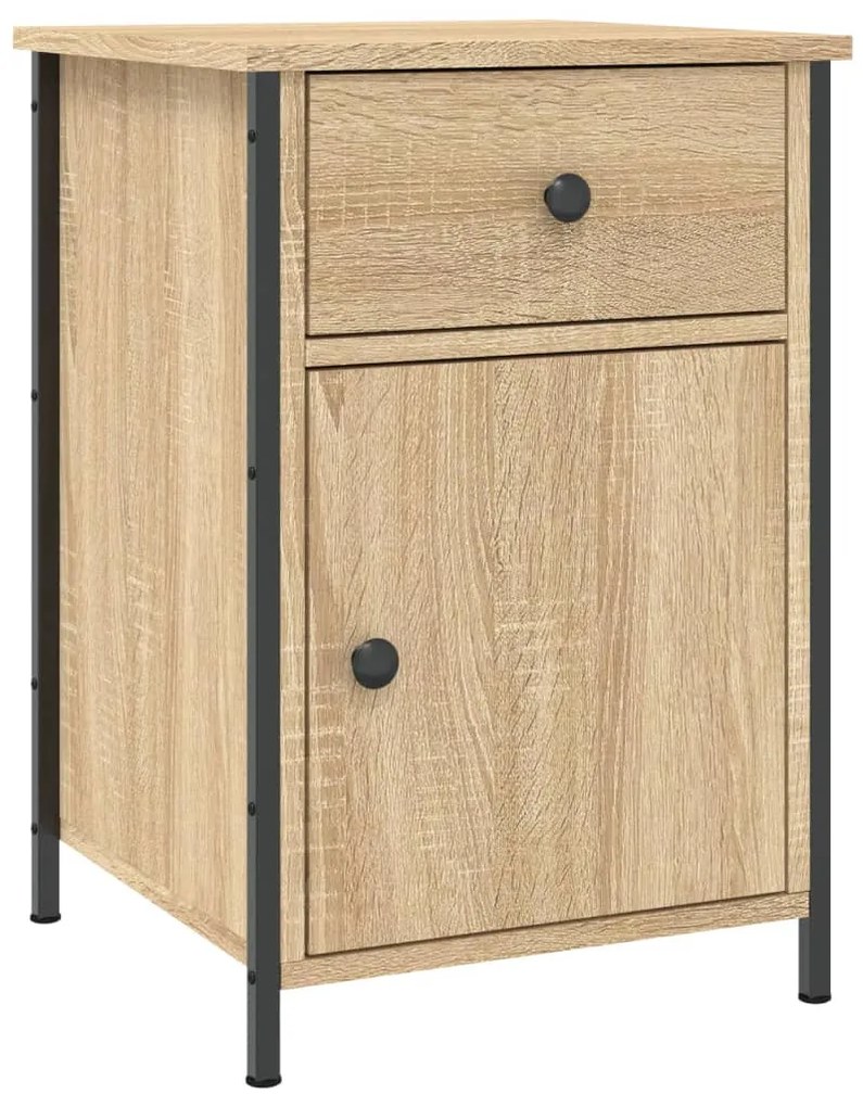 vidaXL Noptieră, stejar sonoma, 40x42x60 cm, lemn prelucrat