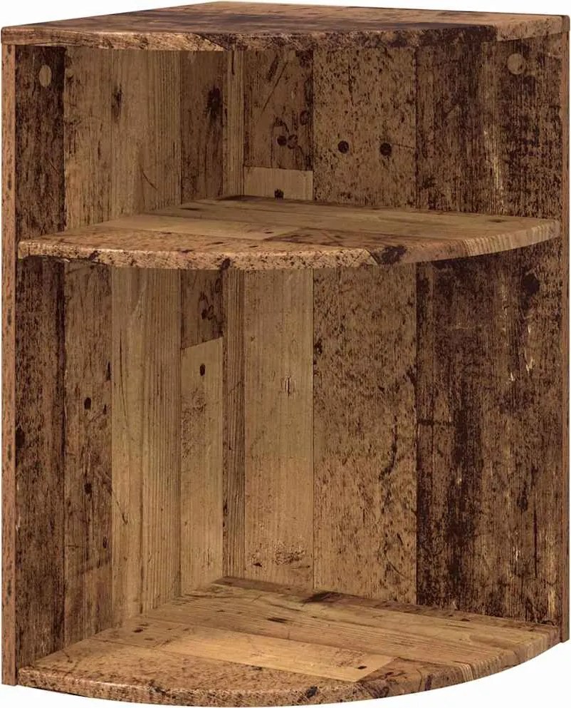 vidaXL Masă laterală Lemn vechi 39,7 x 39,7 x 60 cm Lemn compozit