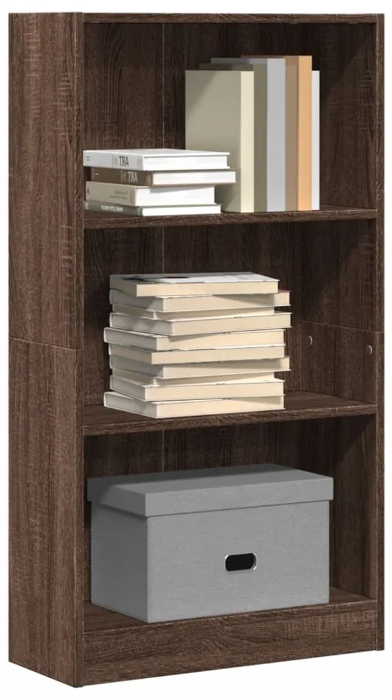 vidaXL Bibliotecă, stejar maro, 60x24x109 cm, lemn prelucrat