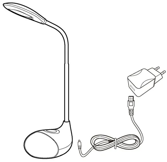 Eglo 97078 - LED Lampa de masa CABADO 1 1xLED/2,2W+0,3W/230V RGB