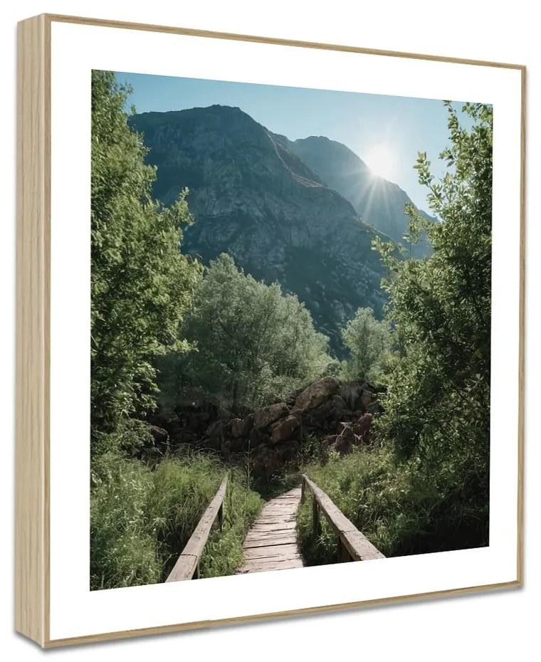 Tablouri 4 buc. 30x30 cm Sunrise Hike – knor